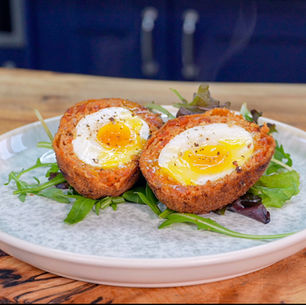 Runny Yolk Chorizo Scotch Eggs Crispy, Smoky & Packed with Flavour!