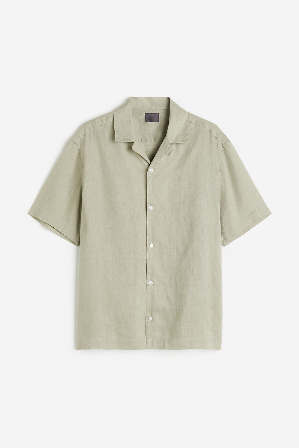 Miniatura: Camisa manga corta beige Relaxed Fit