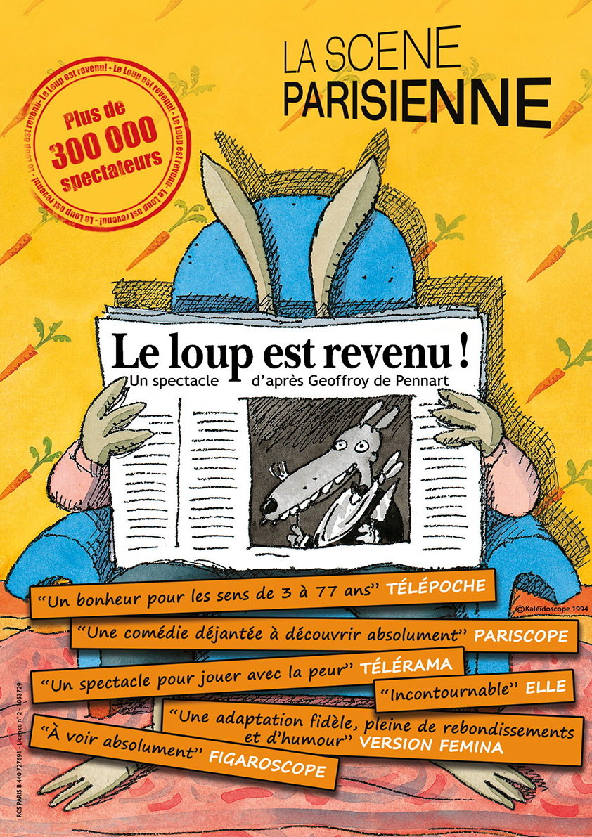 Affiche du spectacle Le loup est revenu !