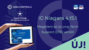iSMA CONTROLLI újdonságok: iC Niagara 4.15.1 hosszú távú támogatással
