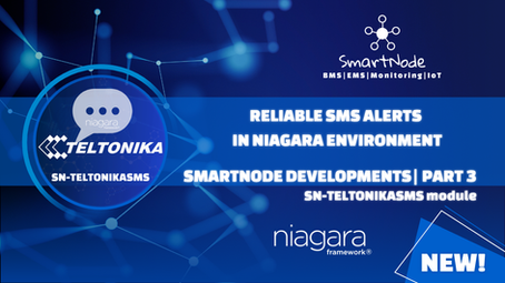 SN-TELTONIKASMS module – reliable SMS alerts in Niagara environment