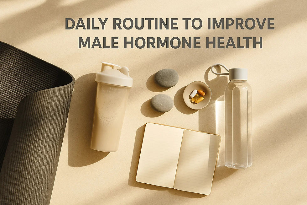Daily Routine to Improve Male Hormone Health (Simple Habits That Boost Testosterone Naturally)