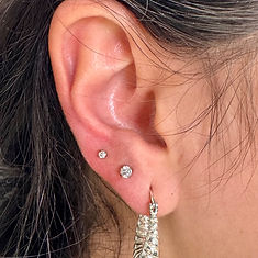 Double  Lobe Piercing