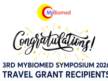 The 3rd MyBiomed Symposium 2026 Travel Grant Recipients