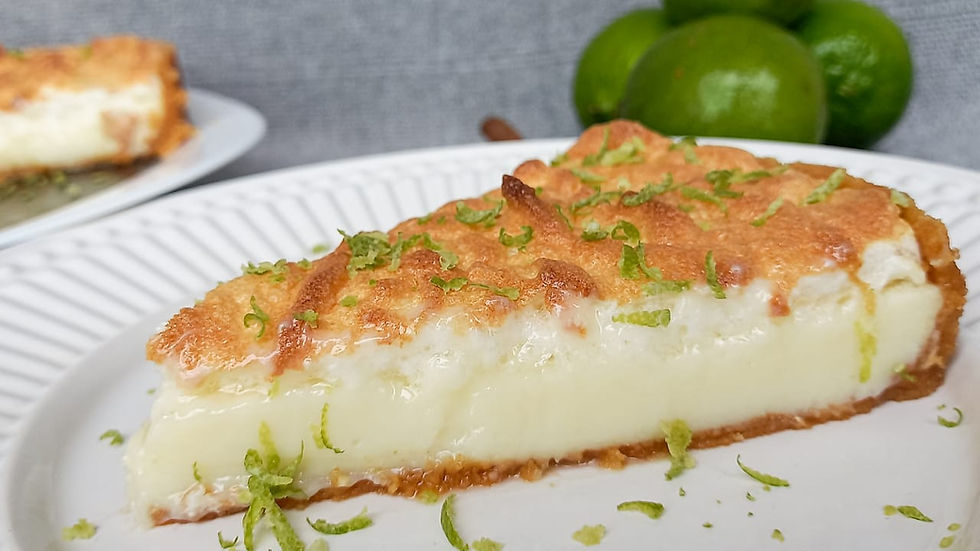 TORTA DE LIMÃO COM BISCOITO