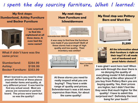 Furniture sourcing!!