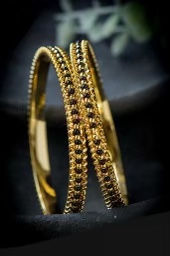 Black Bead Bangles