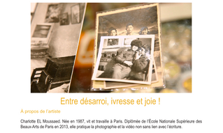 "Composé oisif", exposition de Charlotte EL Moussaed, Lauréate 2016 du Prix Yishu 8 France