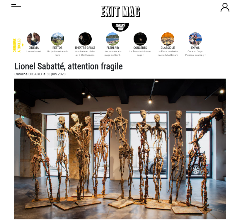 Lionel Sabatté à la Fondation Bullukian