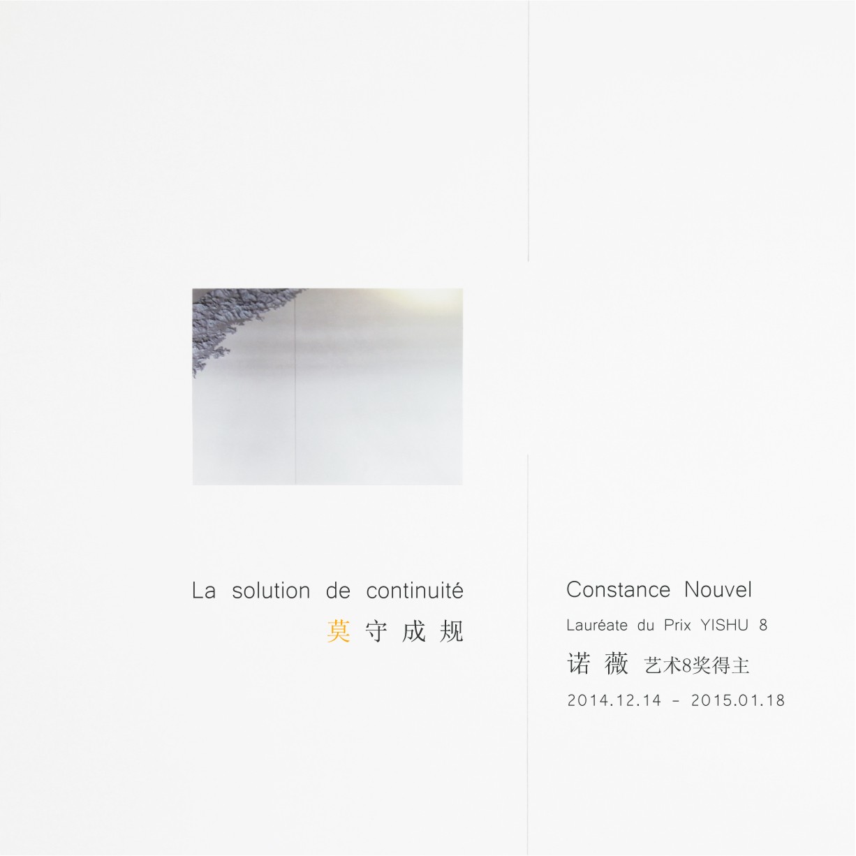 Constance Nouvel, Lauréate 2014