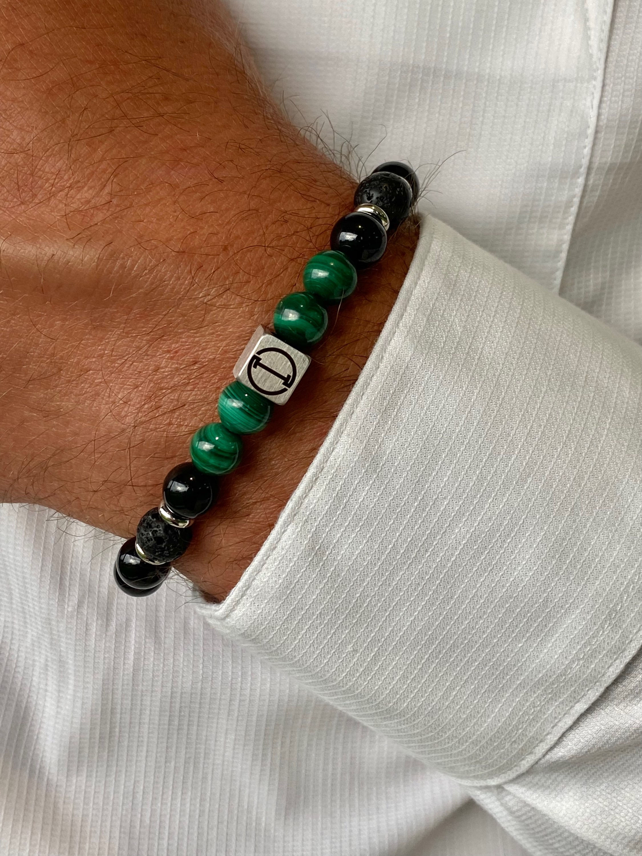 Bracelet MEDESS ◐ Malachite