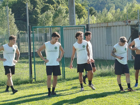 Fezzanese al lavoro ad Aulla: al via il ritiro estivo