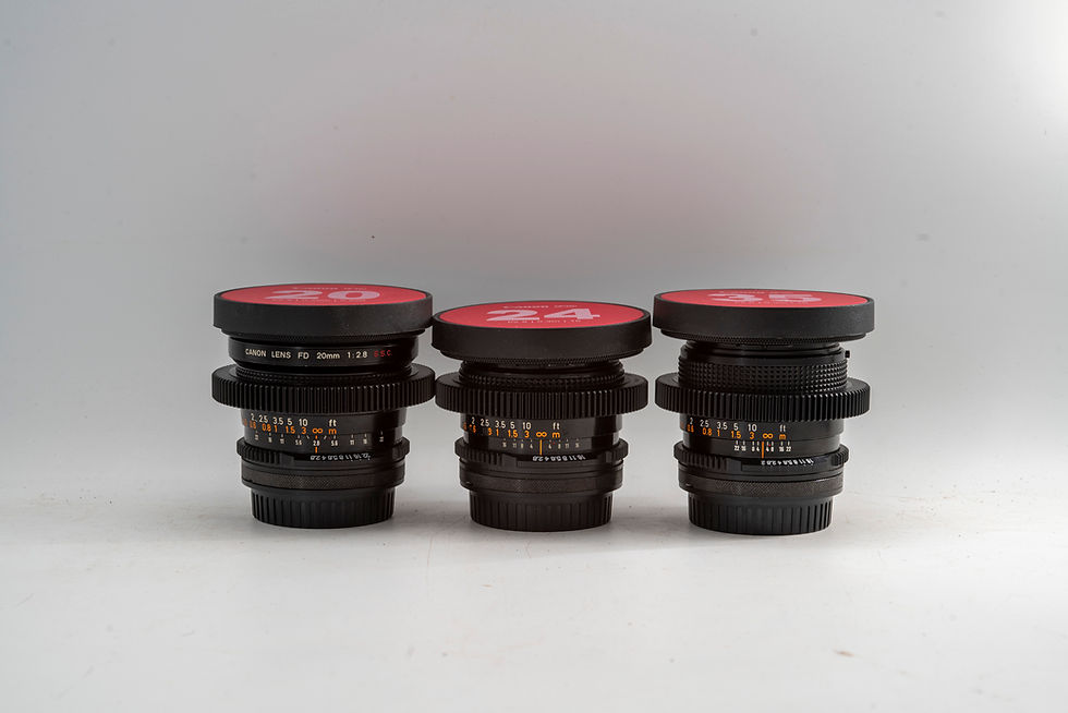 Thumbnail: Canon FD SSC starter 6 lens Set