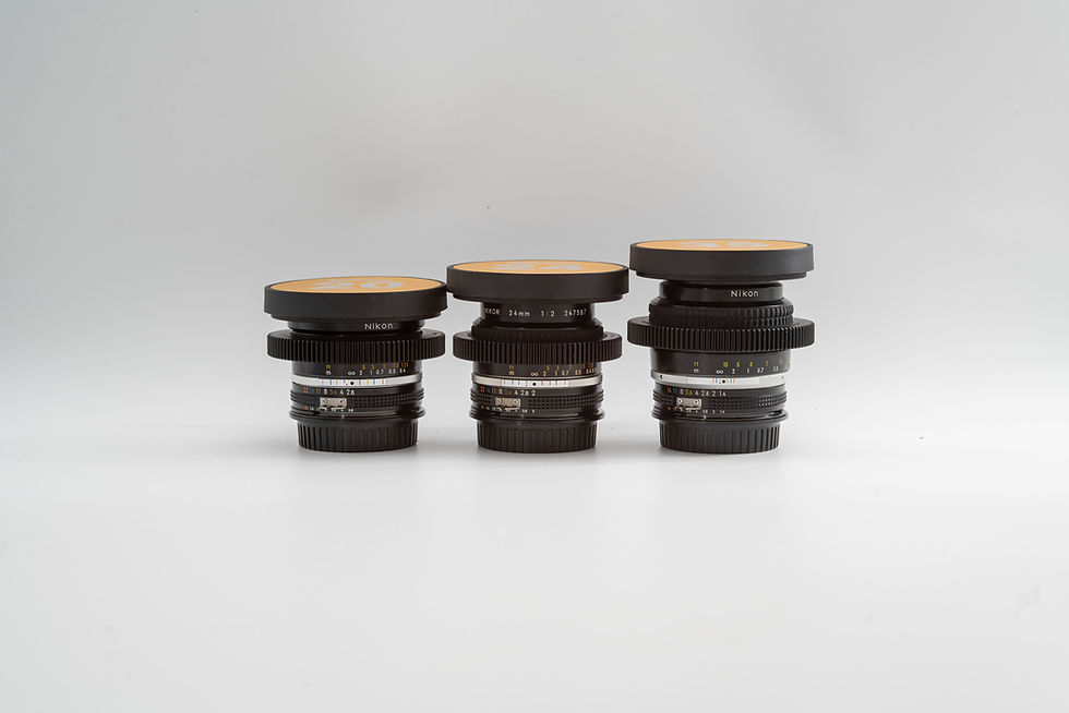 Thumbnail: Nikon Nikkor AI-S 6 Lens Set 20mm-135mm