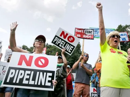 Letter to FERC and DEP Opposing the Algonquin Natural Gas Pipeline Expansion