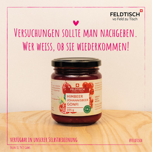 Himbeer Johannisbeer Gonfi | Feldtisch Himbeer Johannisbeer Gonfi | Feldtisch