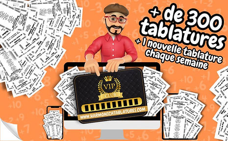 Le club VIP harmonica tablatures