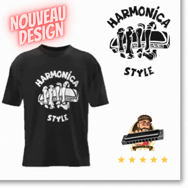 T-Shirt harmonica style
