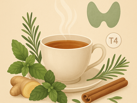 🌿 Chás e Plantas no Hipotireoidismo: o que ajuda, o que evitar e como usar com segurança