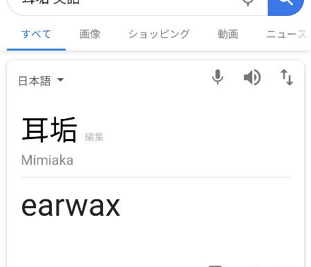 耳垢事変