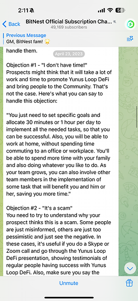 Screenshot2 of official Bitnest Telegram 6-9-2025