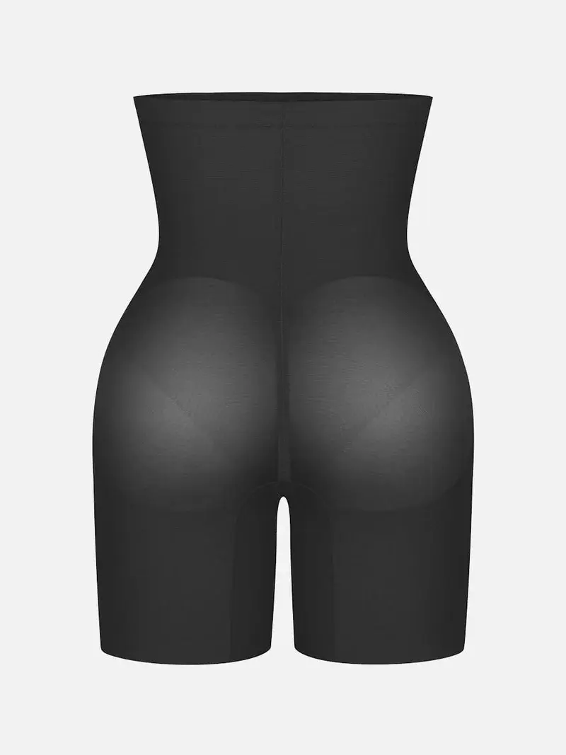 Thumbnail: High-Waisted Butt Lift & Slimming Mid-Thigh Shaper Shorts