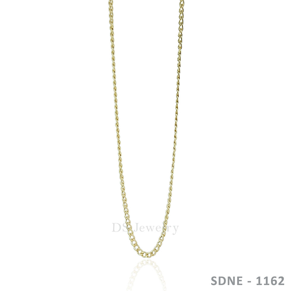 18K-YG Flat Cadena Necklace
