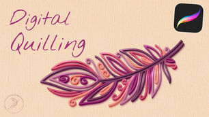 How to Digitally Quill in Procreate