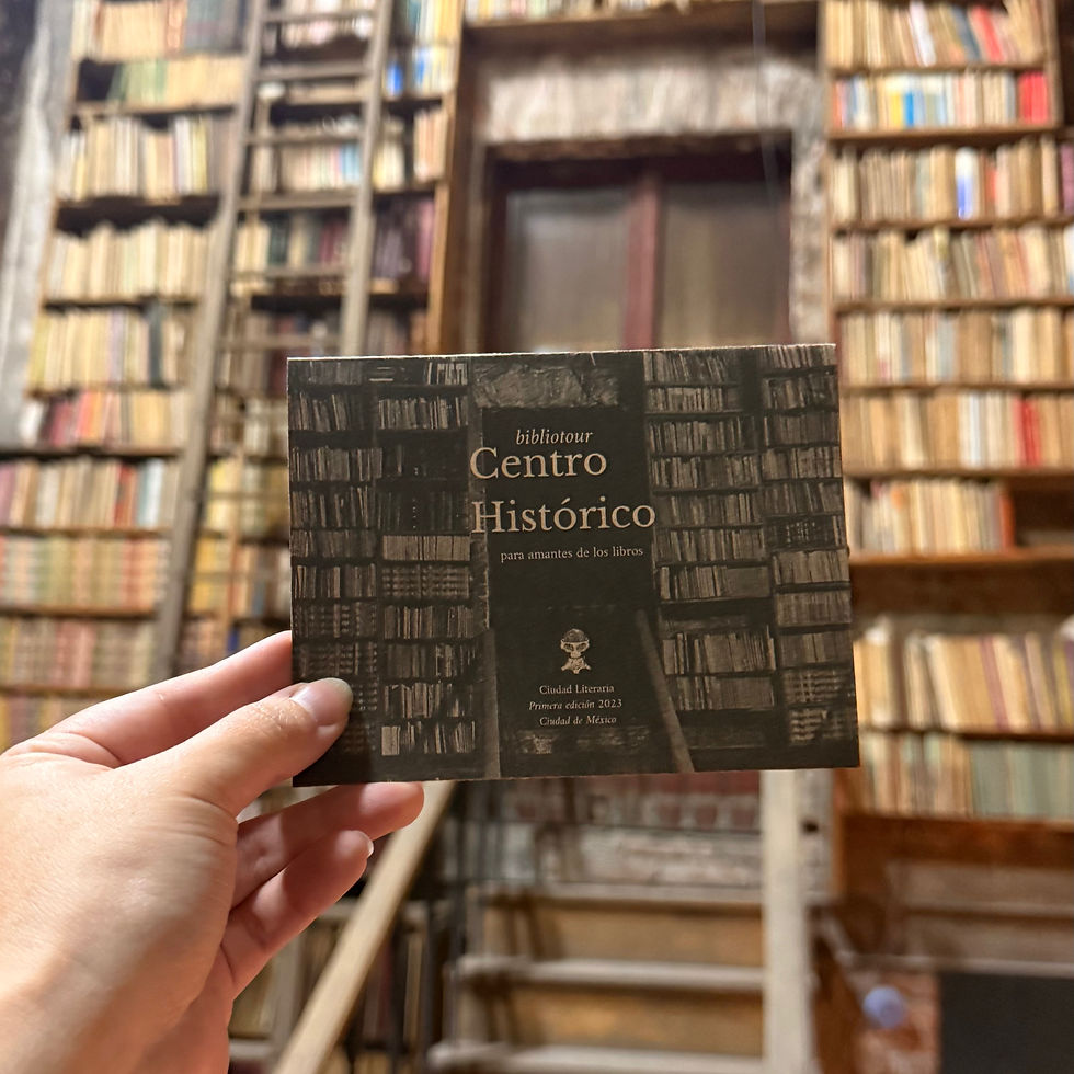 paseo literario centro histórico cdmx