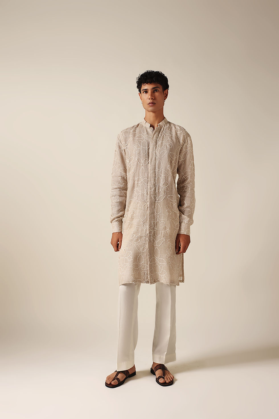 Thumbnail: Lotus Motif Kurta