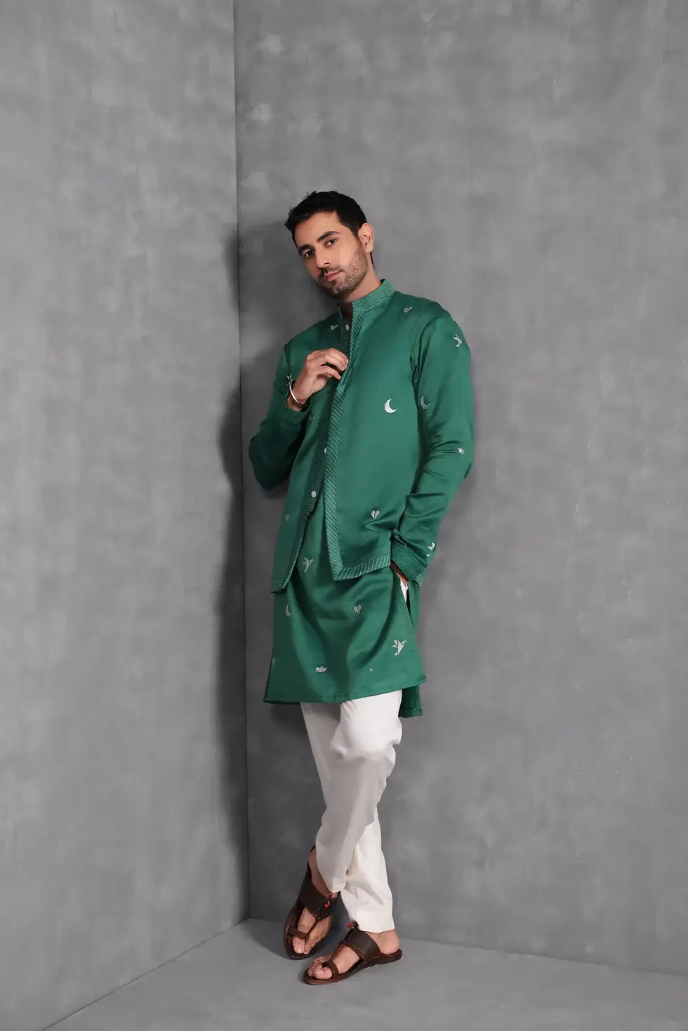 Thumbnail: Origami Elements Kurta Bandi Set