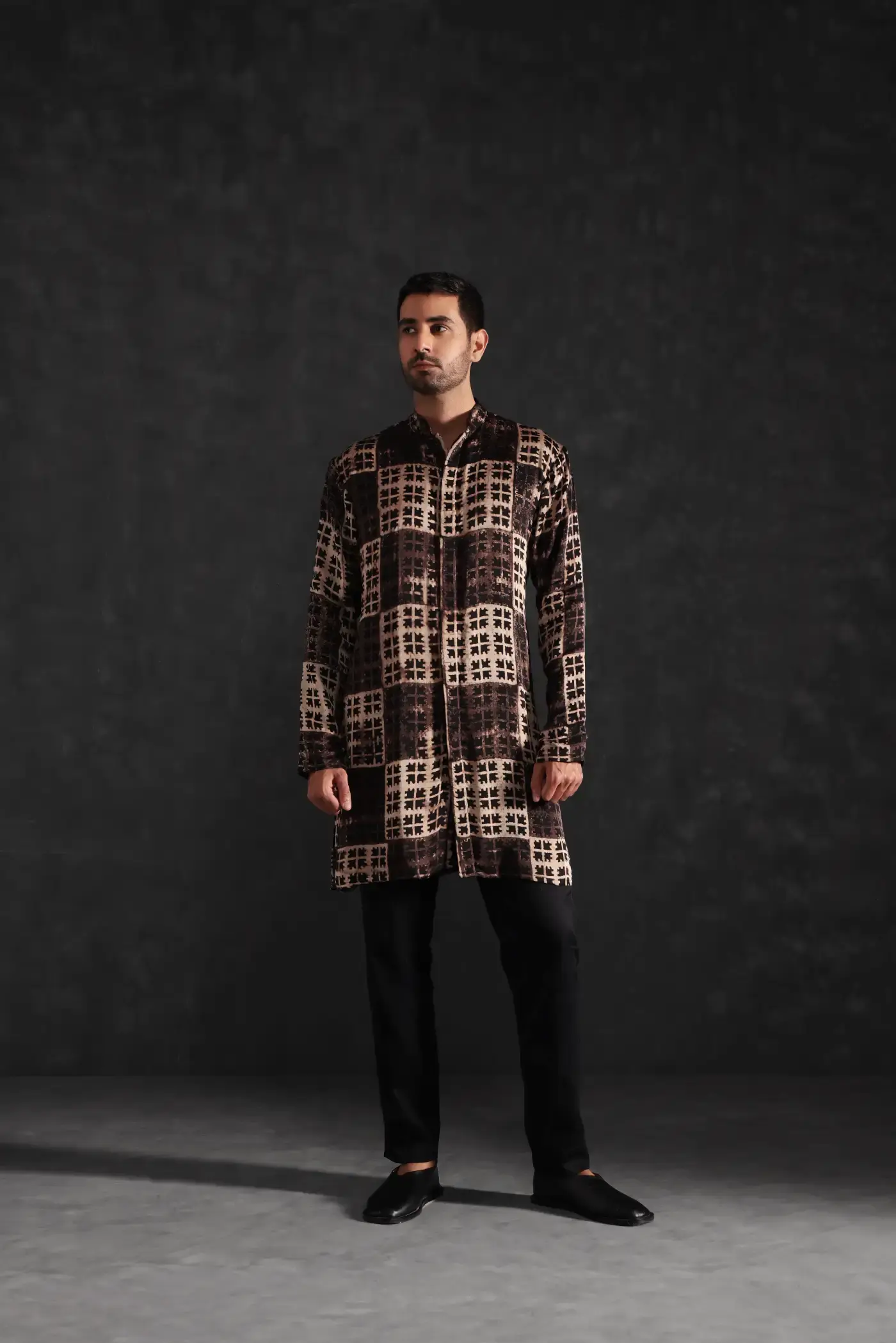 The Japanese Jungle - Ajrakh Kurta