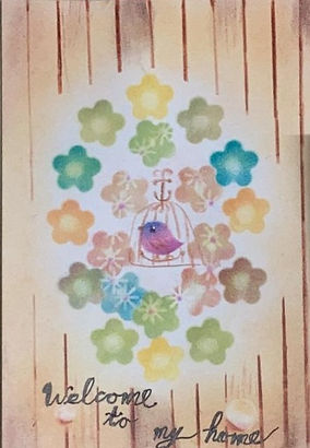 日本書藝粉彩-鳥 香港書藝粉彩課程