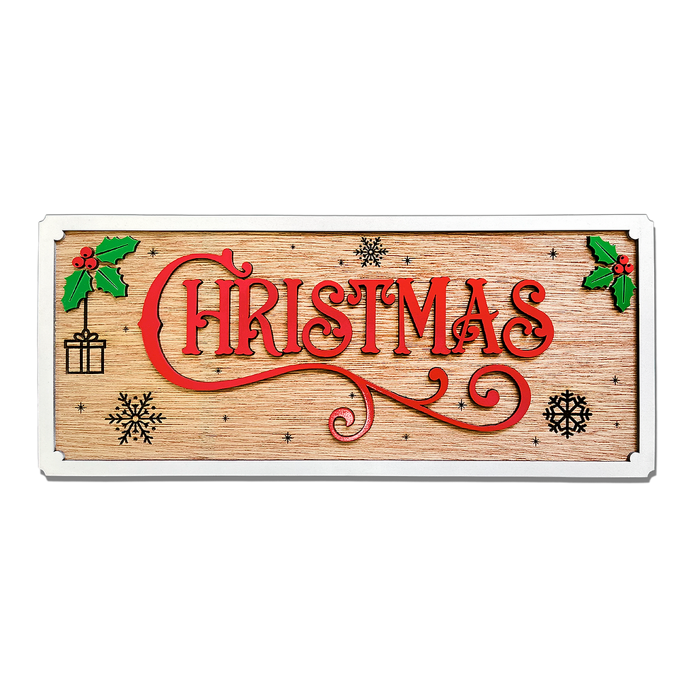 Miniatura: Letrero Decorativo Navidad Christmas Puerta Árbol