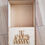 Miniatura: Caja Madera MDF Para Flores Con Aplicación | No Incluye Flores