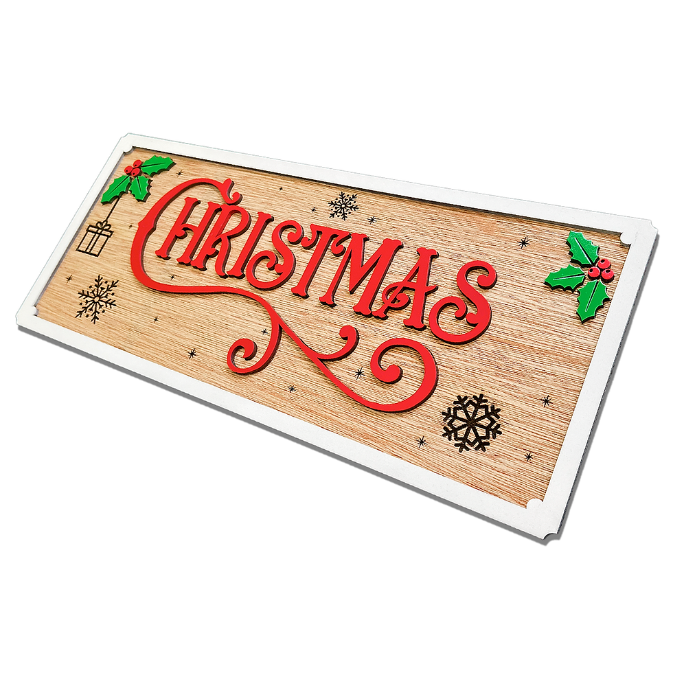 Miniatura: Letrero Decorativo Navidad Christmas Puerta Árbol