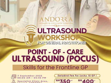 Sertai Bengkel Ultrasound & Tingkatkan Kemahiran Klinikal Anda!