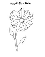 Free Floral Mood Tracker for your Journal
