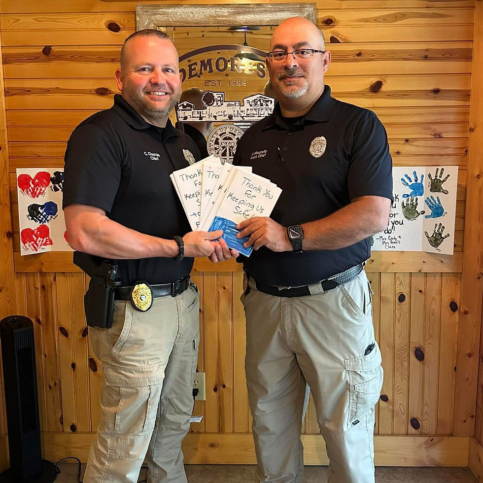 Former Demorest Police Chief Casey Chastain and Assistant Chief James Minutello Photo: Submitted