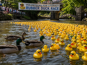 Mountain Laurel Festival Brings Back Beloved Duck Race Tradition