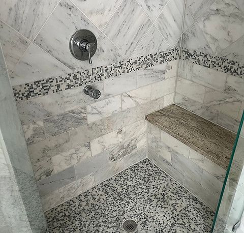 cleaning, recoloring of grout and caulking epoxy