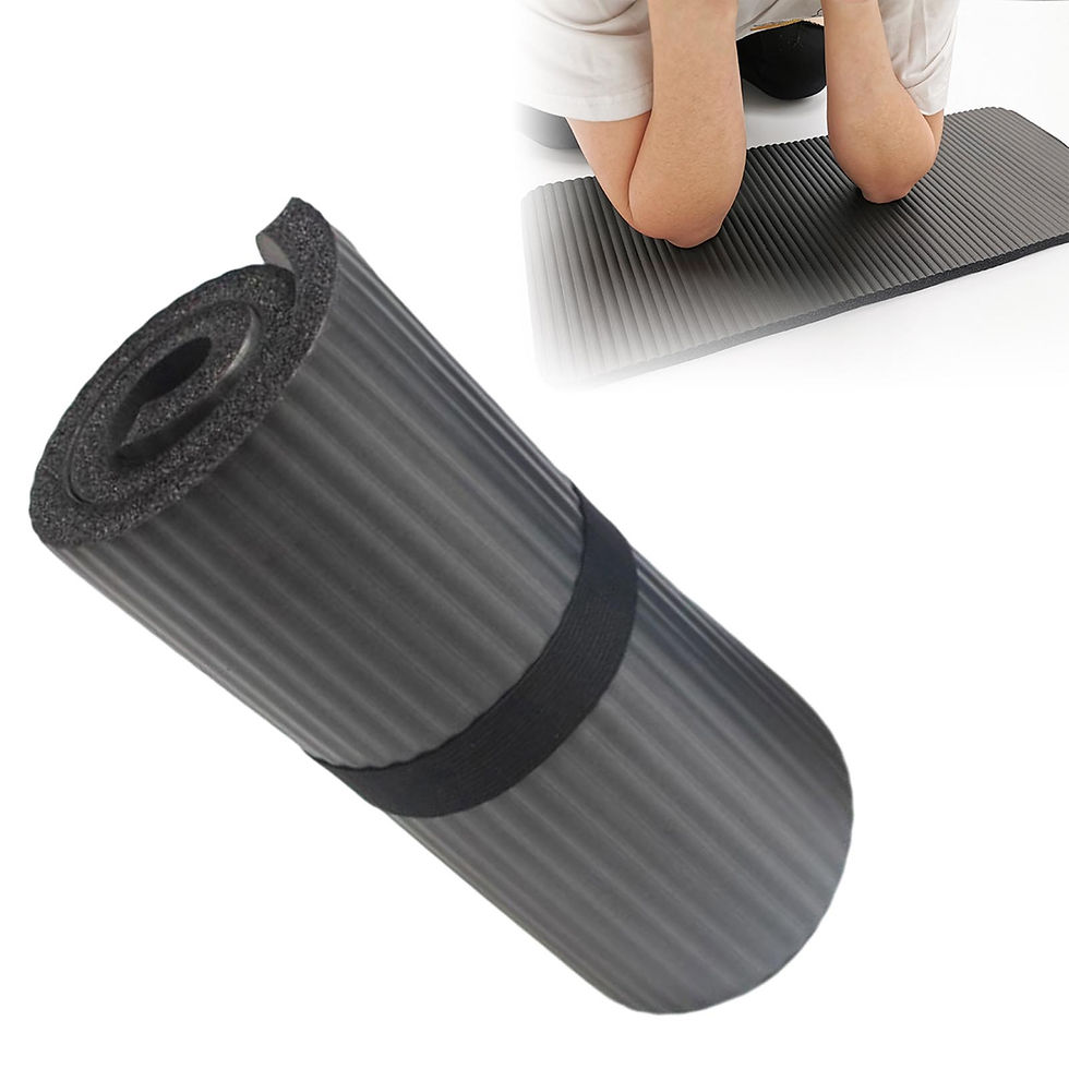 Thumbnail: Mini Premium Yoga Mat Shock Absorption Soft Pilates Exercise Mat for Home Yoga P