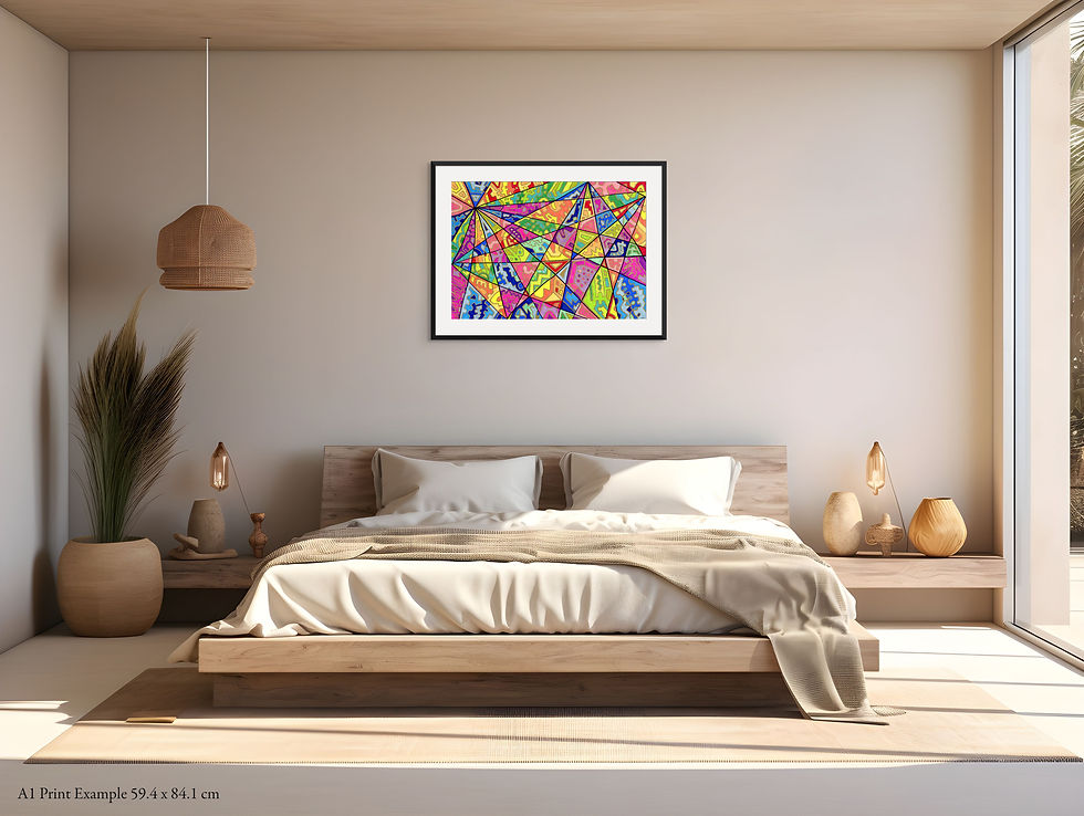 Thumbnail: "Stain Glass" - Giclee Art Print