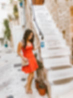 Rossella Rago in white city puglia