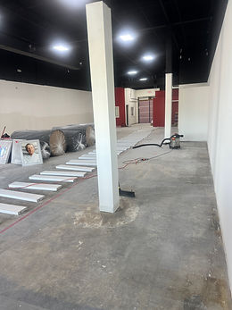 image of a commercial space before restoration
