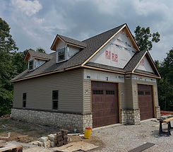 image of new construction home with some brick