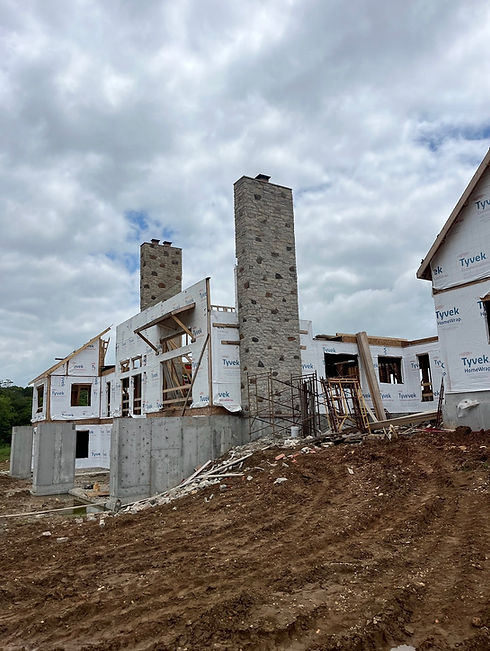 image of brick chimney