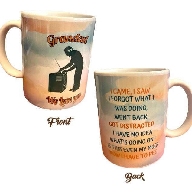 Personalized Father's Day Mug: Daddy's Team Ceramic Coffee Cup