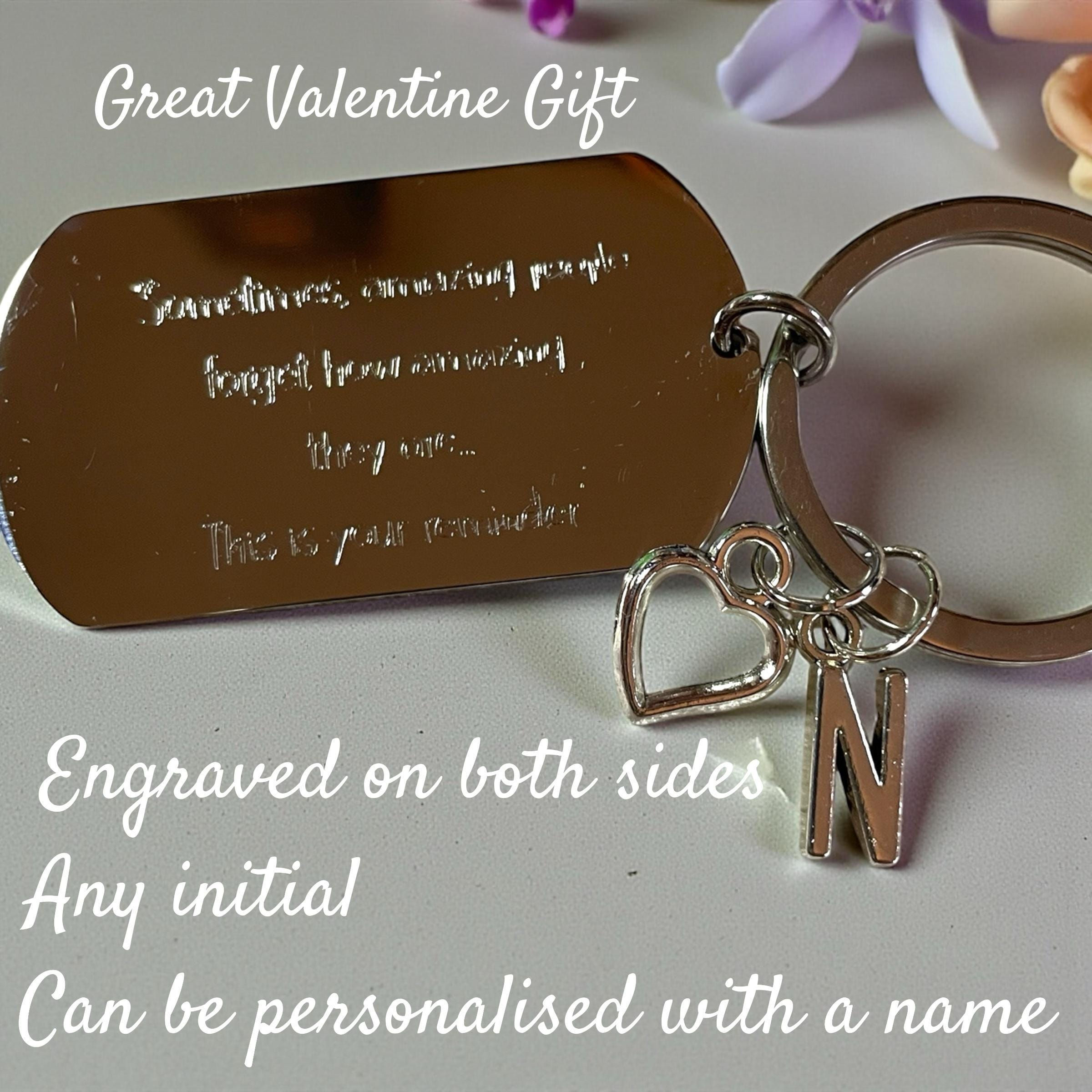 Personalized Winnie the Pooh Keychain: Engraved Initial Bag Charm