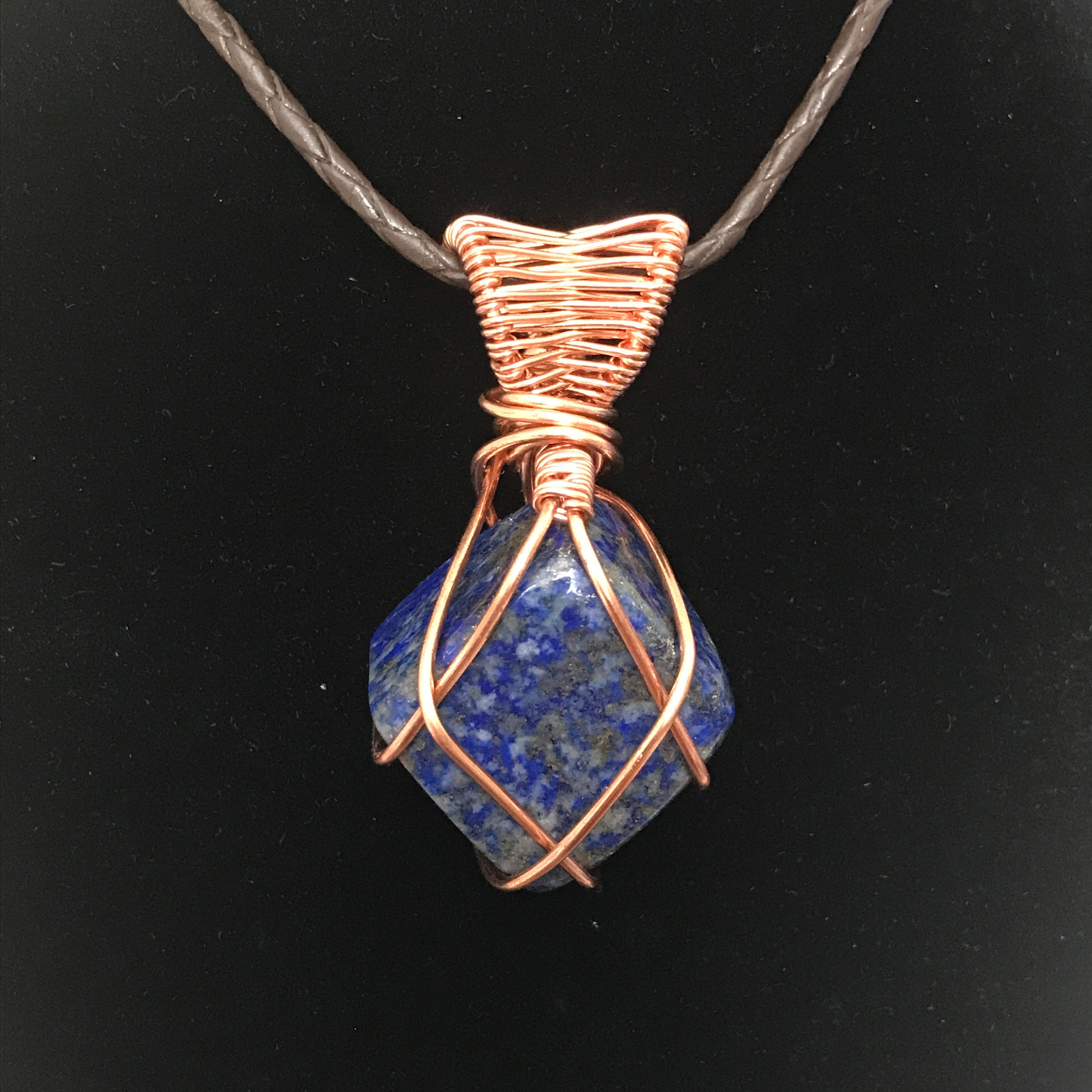 Wrapped Lapis Lazuli Necklace, Courtesy of One Thirty One